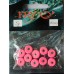 Груз ушастый для рыбалки, таблетка (эксцентрик) цвет Silvereyes Pink, 10шт в уп., вес 5г